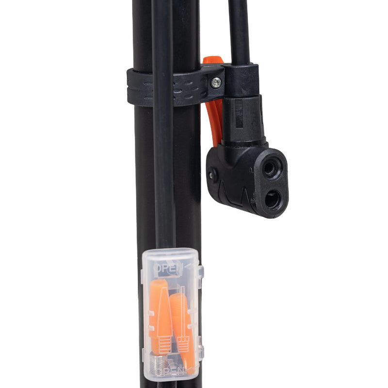 Load image into Gallery viewer, Upten Bicycle Aluminum Floor Air Pump with Gauge 200Psi Deluxe Stand Bike Pumps P29B