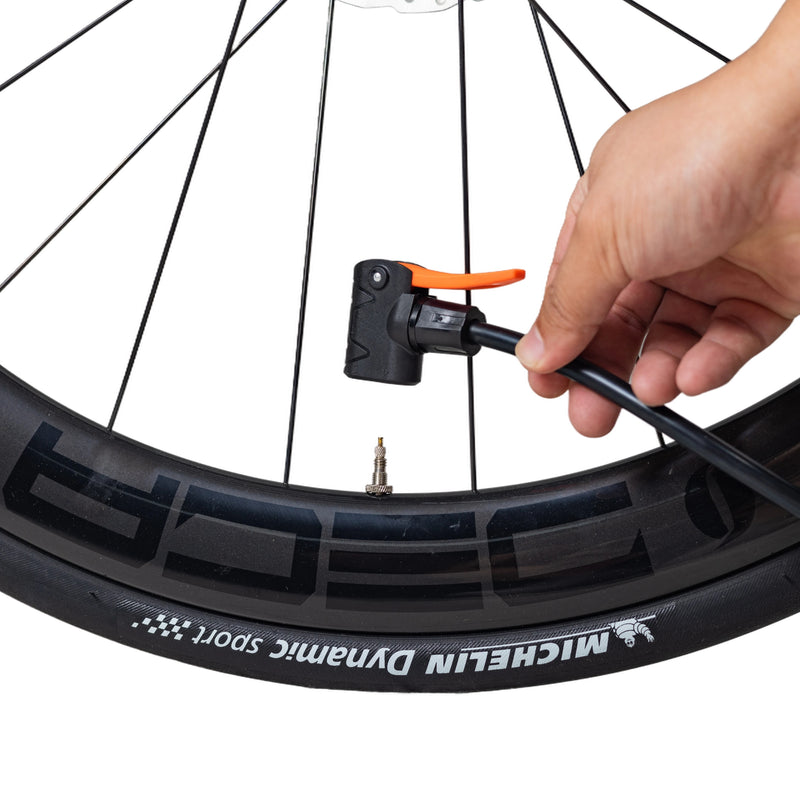 Load image into Gallery viewer, Upten Bicycle Floor Air Pump with Gauge 160 Psi Stand Foot Bike Pumps 042