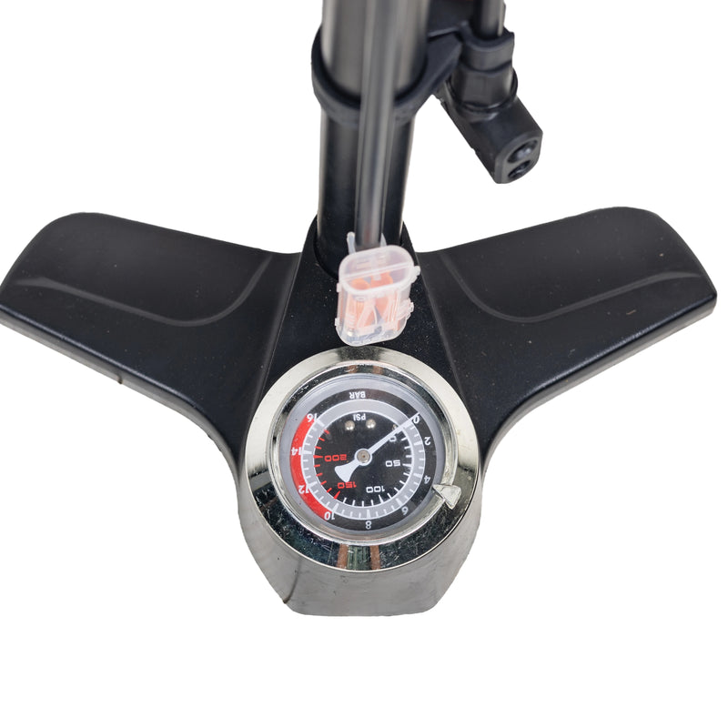 Load image into Gallery viewer, Upten Bicycle Aluminum Floor Air Pump with Gauge 200Psi Deluxe Stand Bike Pumps P29B