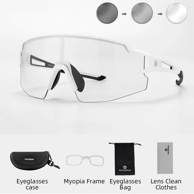 Load image into Gallery viewer, ROCKBROS Photochromic Sports Cycling Sunglasses 1017