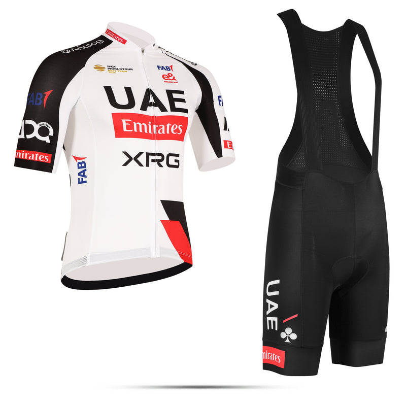 Load image into Gallery viewer, Team UAE Emirates Jersey and Bib Tights Unisex