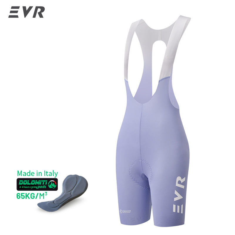 Load image into Gallery viewer, EVR Women’s DISCOVER One-Piece Pro Bib Shorts – 2506 (Powered by Dolomiti®)