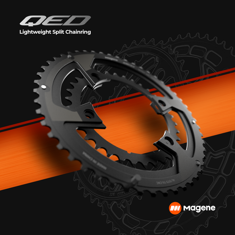Load image into Gallery viewer, Magene QED Lightweight BCD110 Split Chainring 138g