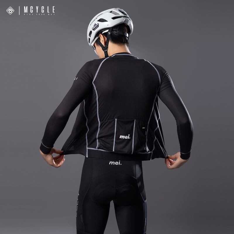 Load image into Gallery viewer, MCYCLE Men’s Long Sleeve Cycling Jersey – UV50+ Breathable Performance Pro Fit MY341