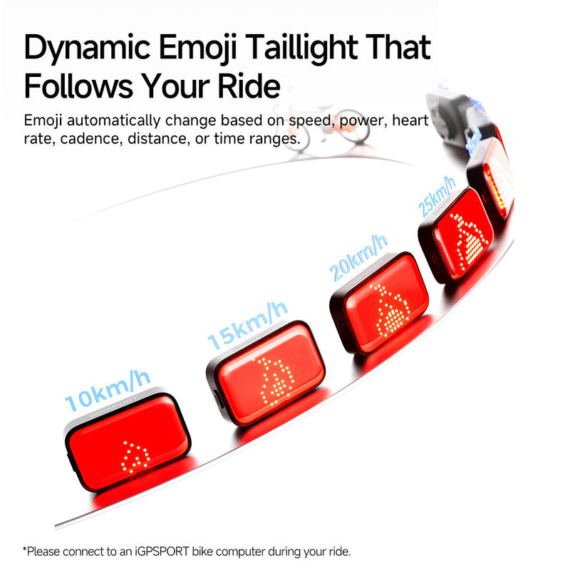 Load image into Gallery viewer, iGPSPORT ET6 Smart Emoji Taillight