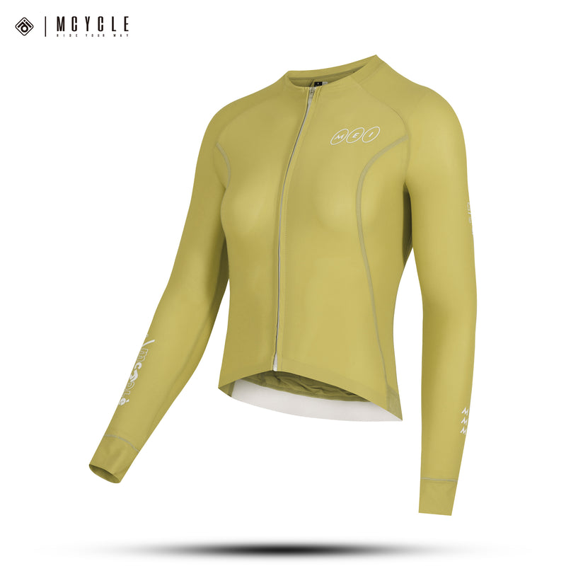 Load image into Gallery viewer, Mcycle Solid Color Women's Long Sleeve Cycling Jersey Anti UV 50+ MY356W