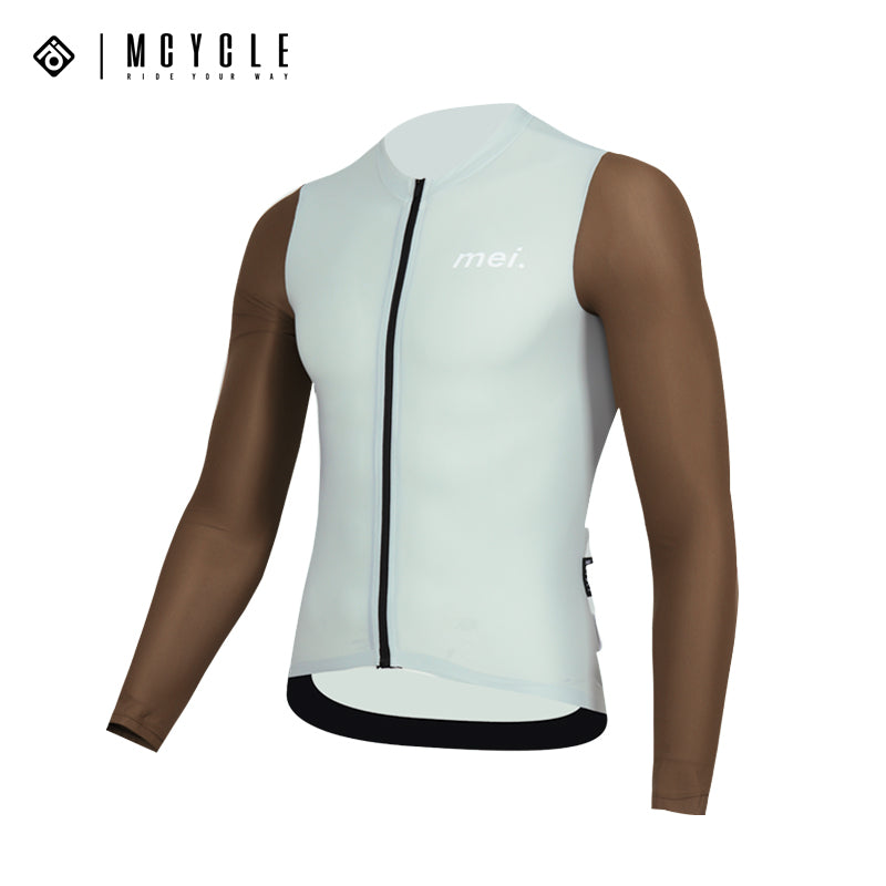 Load image into Gallery viewer, Mcycle Man Contrast Color Long Sleeve Cycling Jersey MY249