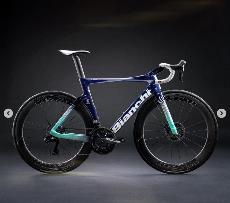 Load image into Gallery viewer, Elilee X310 Carbon Crank 24mm Titanium Bahrain Victory Edition