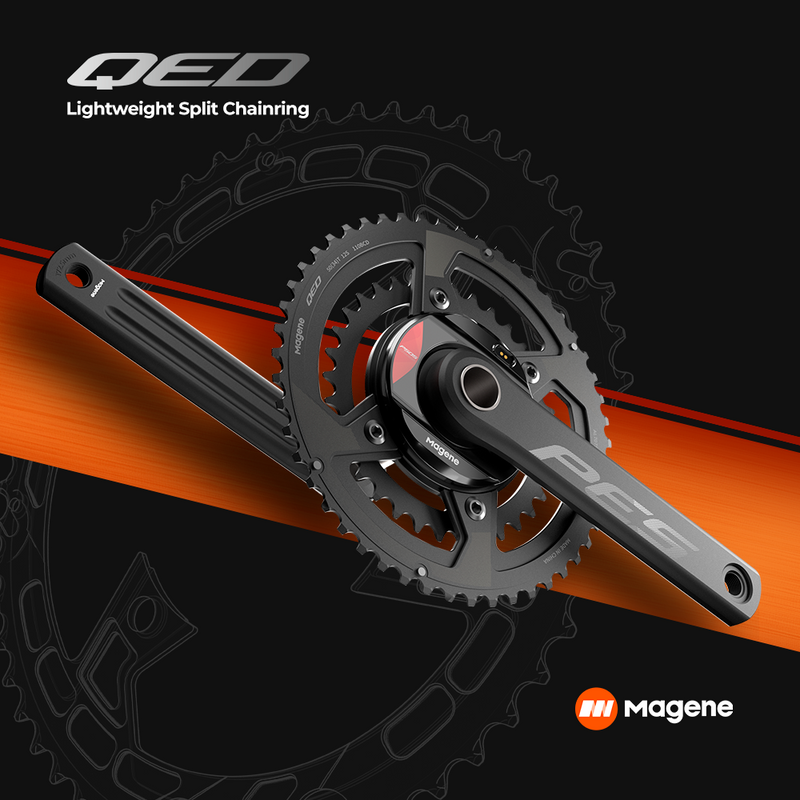Load image into Gallery viewer, Magene QED Lightweight BCD110 Split Chainring 138g