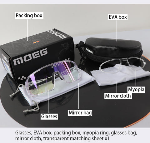 Load image into Gallery viewer, MOEG Cycling Sunglasses Photochromic Lens MO9160B