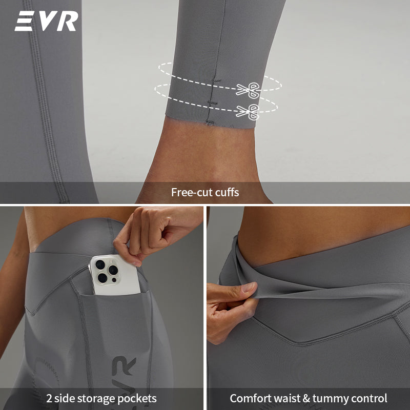 Load image into Gallery viewer, EVR Discover Series Women’s Cycling Tights 4‑Way Stretch, Side Pockets 8101