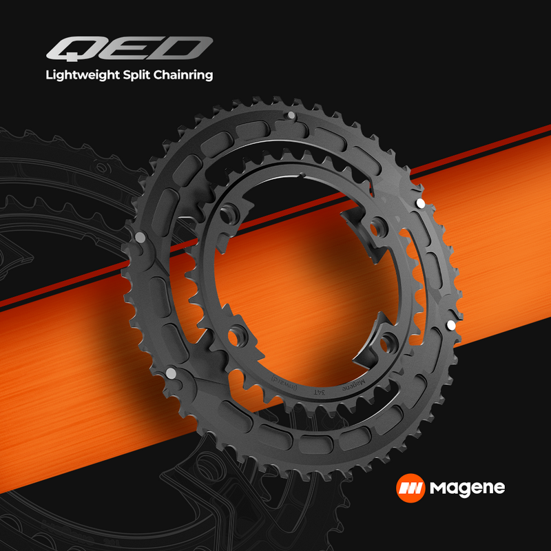 Load image into Gallery viewer, Magene QED Lightweight BCD110 Split Chainring 138g