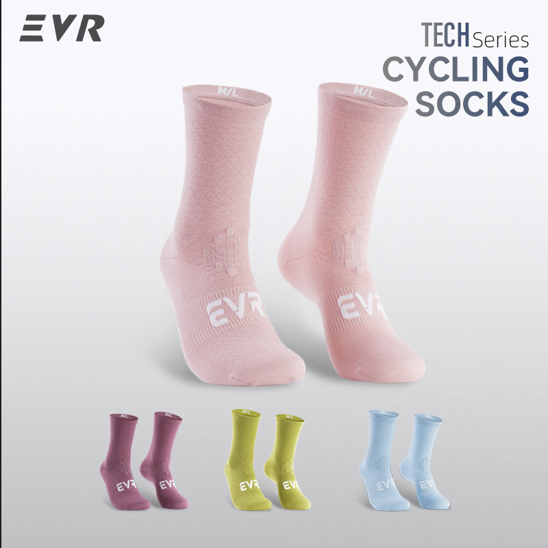 Load image into Gallery viewer, EVR TECH Series Performance Cycling Socks (Imported Tactel Nylon & Anti-Odor) 0902