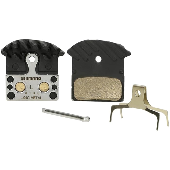 Load image into Gallery viewer, Shimano XTR J04C Icetech Metal MTB Bicycle Disc Brake Pads & Spring
