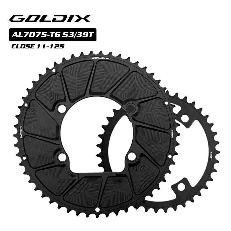 Load image into Gallery viewer, Riro GOLDIX RXS 110BCD Split Double Chainrings