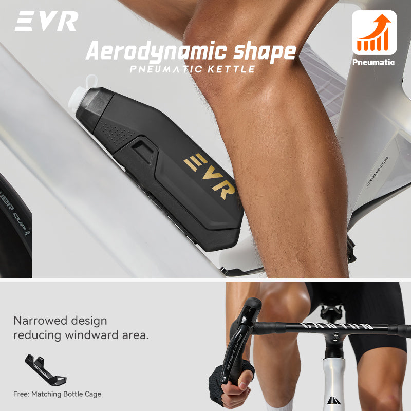 Load image into Gallery viewer, EVR Aerodynamic Water Bottle & Cage Set