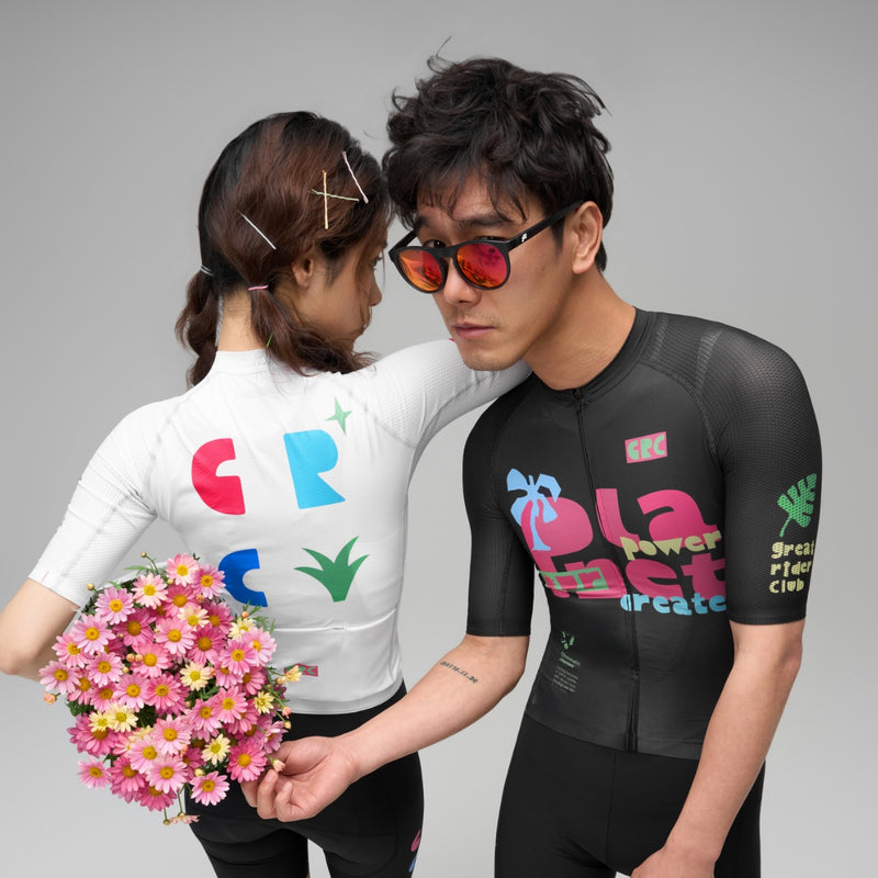 Load image into Gallery viewer, GRC Unisex CMYK Colorful Power Technical Cycling Jersey - Summer Edition 1241