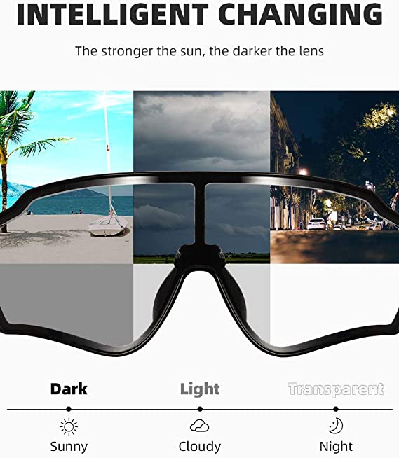 Load image into Gallery viewer, ROCKBROS Bicycle Sunglasses Photochromic and Polarized Sports Cycling Eyewear 1016