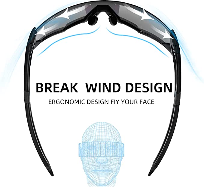 Load image into Gallery viewer, ROCKBROS Photochromic Sunglasses Sports Bike Glasses 1013