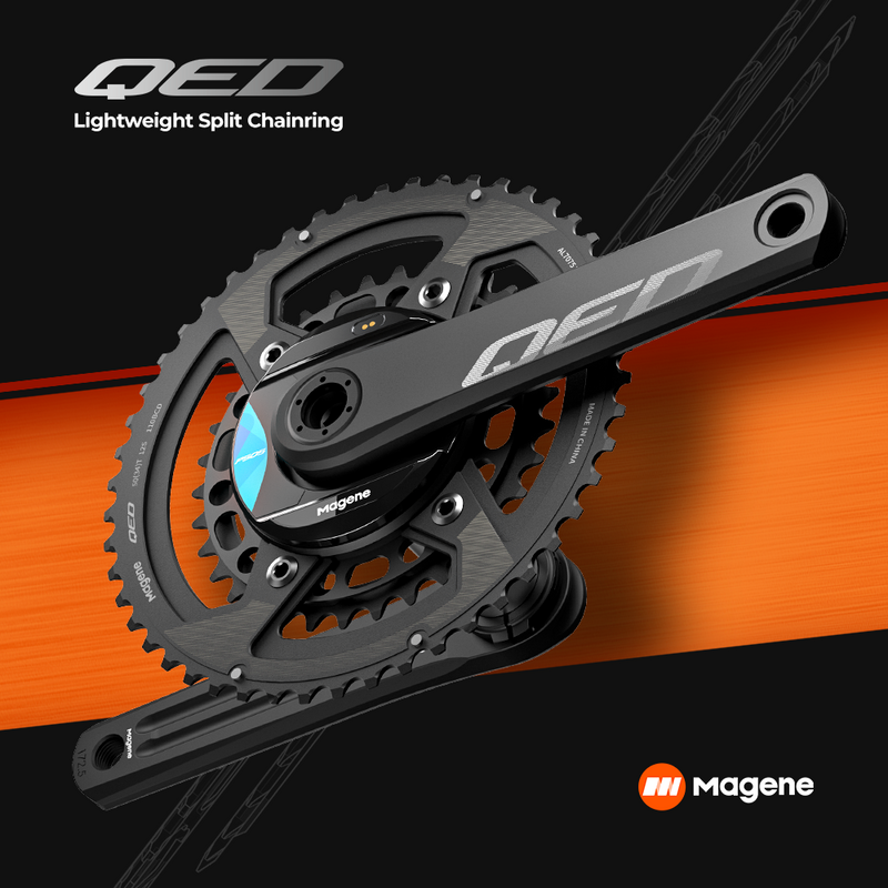 Load image into Gallery viewer, Magene QED Lightweight BCD110 Split Chainring 138g