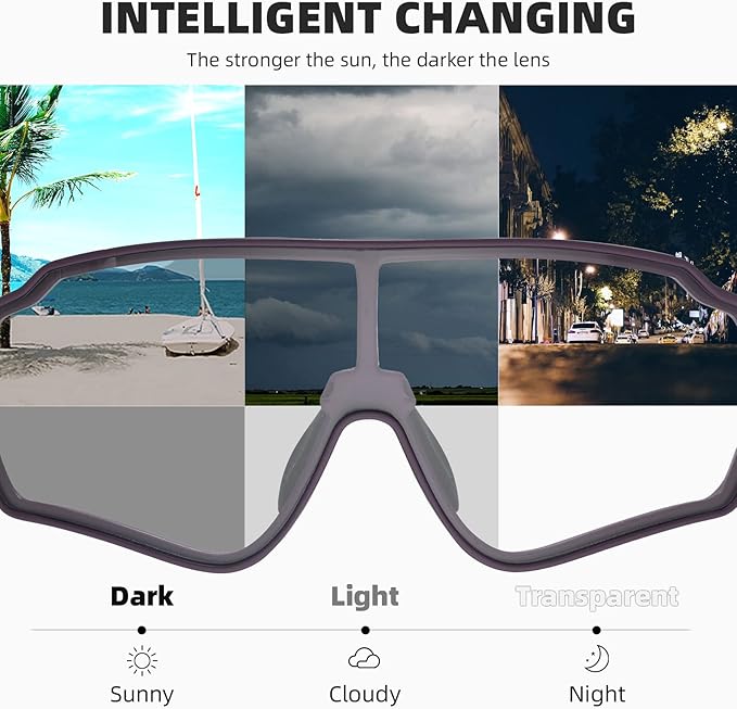 Load image into Gallery viewer, ROCKBROS Bicycle Sunglasses Photochromic and Polarized Sports Cycling Eyewear 1016