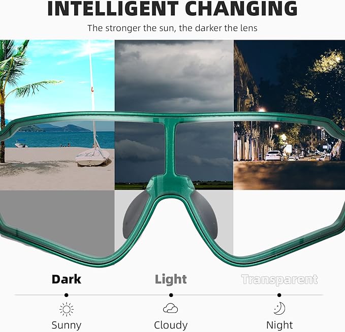 Load image into Gallery viewer, ROCKBROS Bicycle Sunglasses Photochromic and Polarized Sports Cycling Eyewear 1016