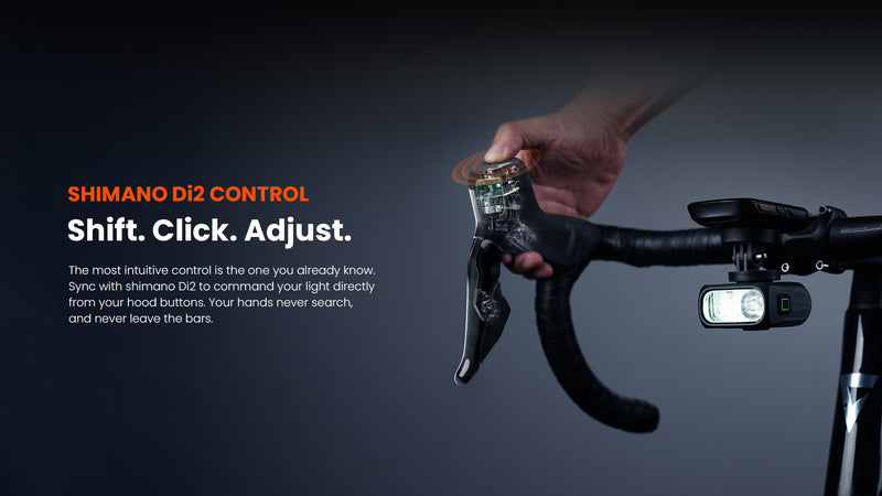 Load image into Gallery viewer, Magicshine HORI 1300 PRO Dual Mounted ANT+ & Di2 Smart Bike Light
