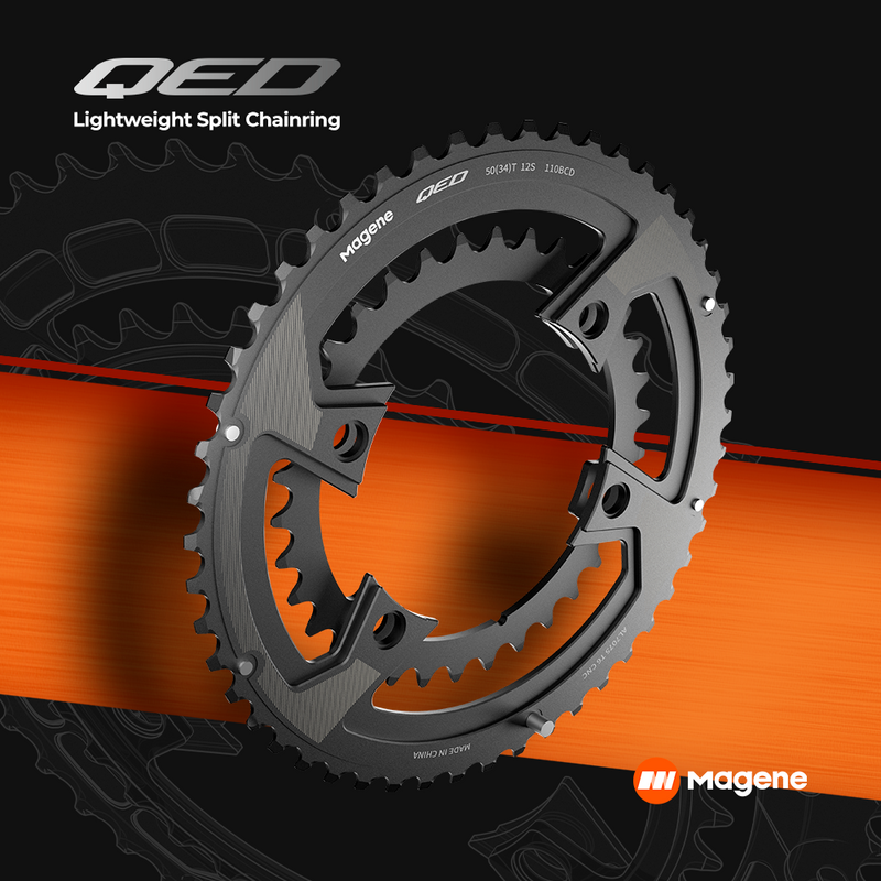 Load image into Gallery viewer, Magene QED Lightweight BCD110 Split Chainring 138g