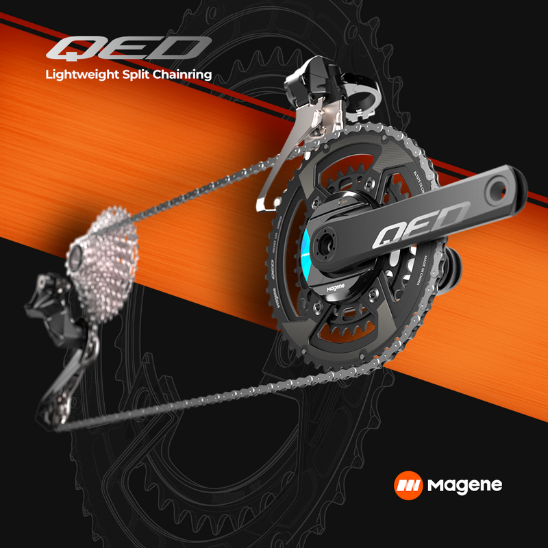 Load image into Gallery viewer, Magene QED Lightweight BCD110 Split Chainring 138g