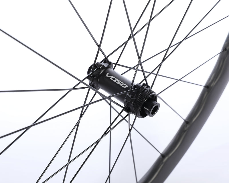 Load image into Gallery viewer, SCOM VOSO Lite Undulating Carbon Wheels Disc Brake Wheelset