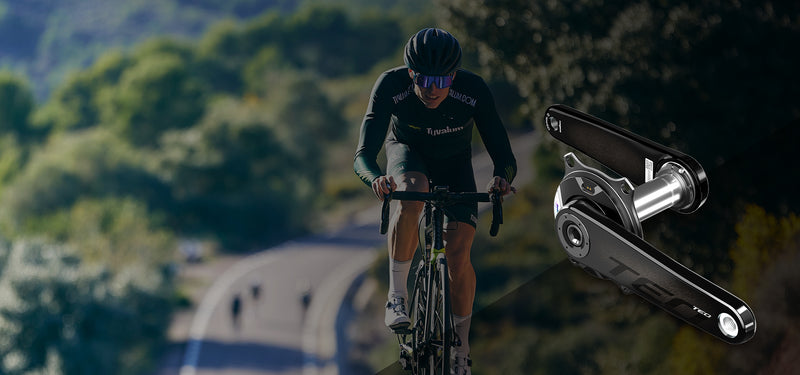 Load image into Gallery viewer, Magene TEO P515 Power Meter Carbon Crankset