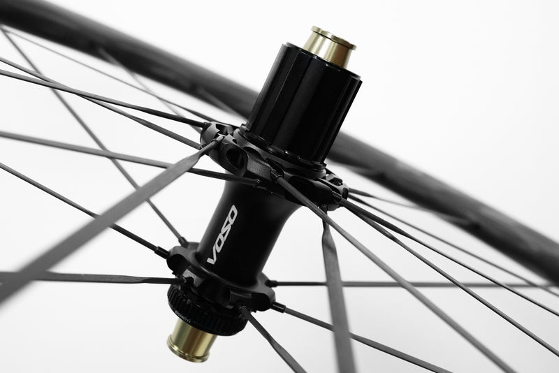 Load image into Gallery viewer, SCOM VOSO Lite Ultimate Undulating Carbon Road Bike Wheels Disc Brake Wheelset