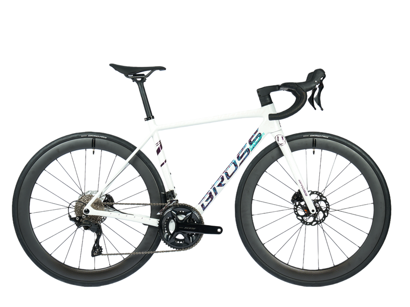 Load image into Gallery viewer, Bross Vagabond 5 plus 105 R7120 Carbon Endurance Road Bike with Carbon Wheels