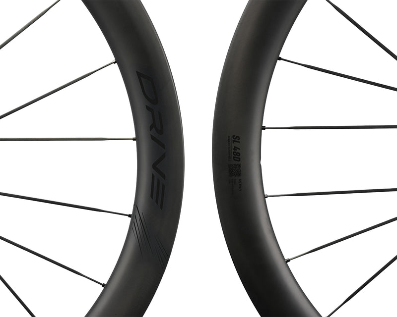 Load image into Gallery viewer, Elitewheels Drive SL CS Carbon‑Spoke Disc Road Wheelset | 48mm / 58mm Depth | UCI‑Approved