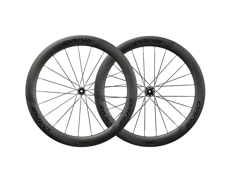 Load image into Gallery viewer, Elitewheels Drive SL CS Carbon‑Spoke Disc Road Wheelset | 48mm / 58mm Depth | UCI‑Approved