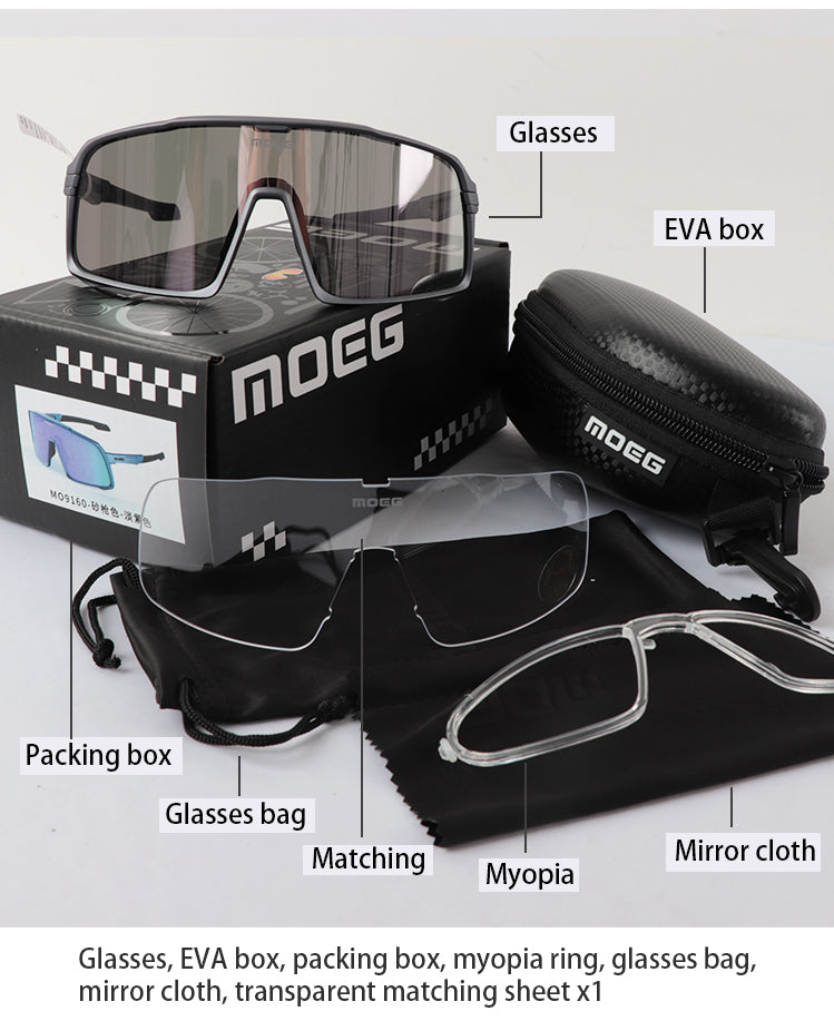 Load image into Gallery viewer, MOEG Cycling Sunglasses MO9160