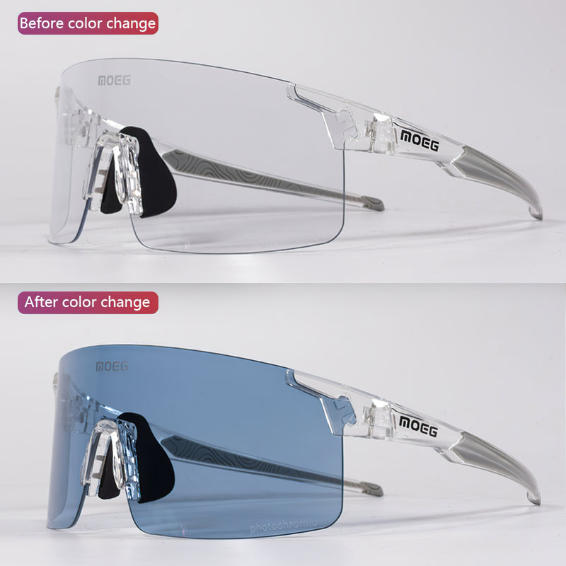 Load image into Gallery viewer, MOEG Cycling Sunglasses Photochromic Lens MO993 (03-07)