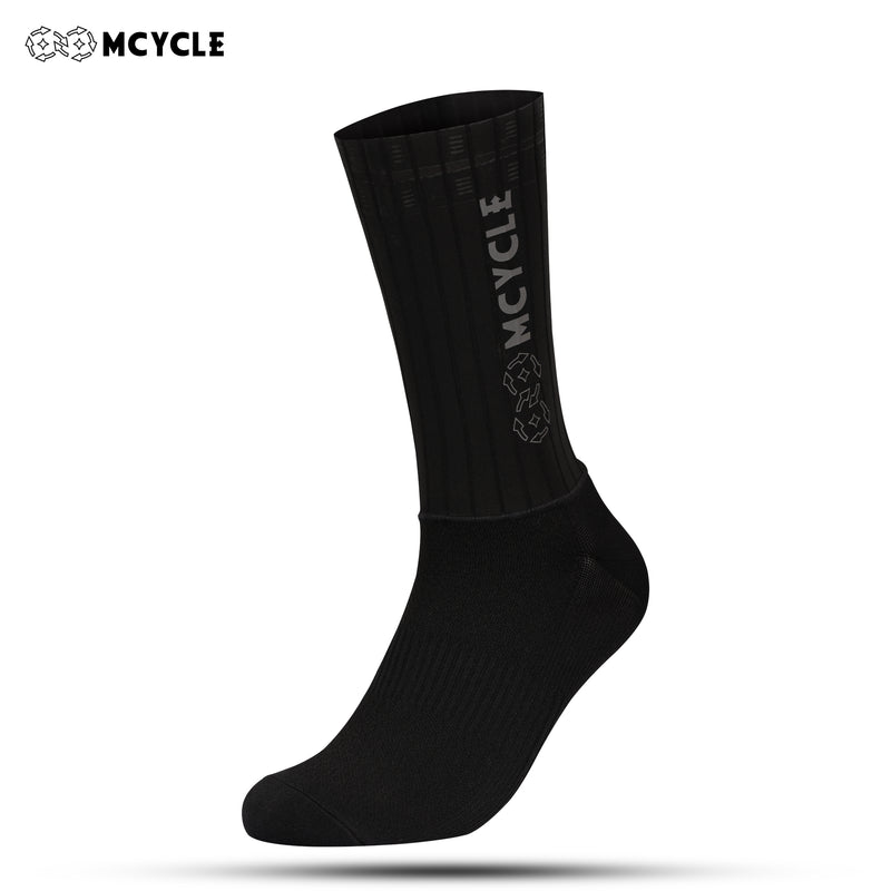 Load image into Gallery viewer, MCYCLE Aero Cycling Socks, Non-Slip Silicone Cuff, Reflective High-Visibility Breathable Bike Socks MP063
