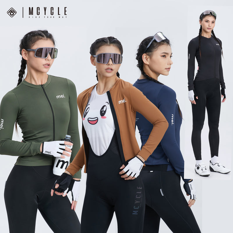 Load image into Gallery viewer, Mcycle Women's Thermal Long Sleeve Jersey 8-18℃ MY253W
