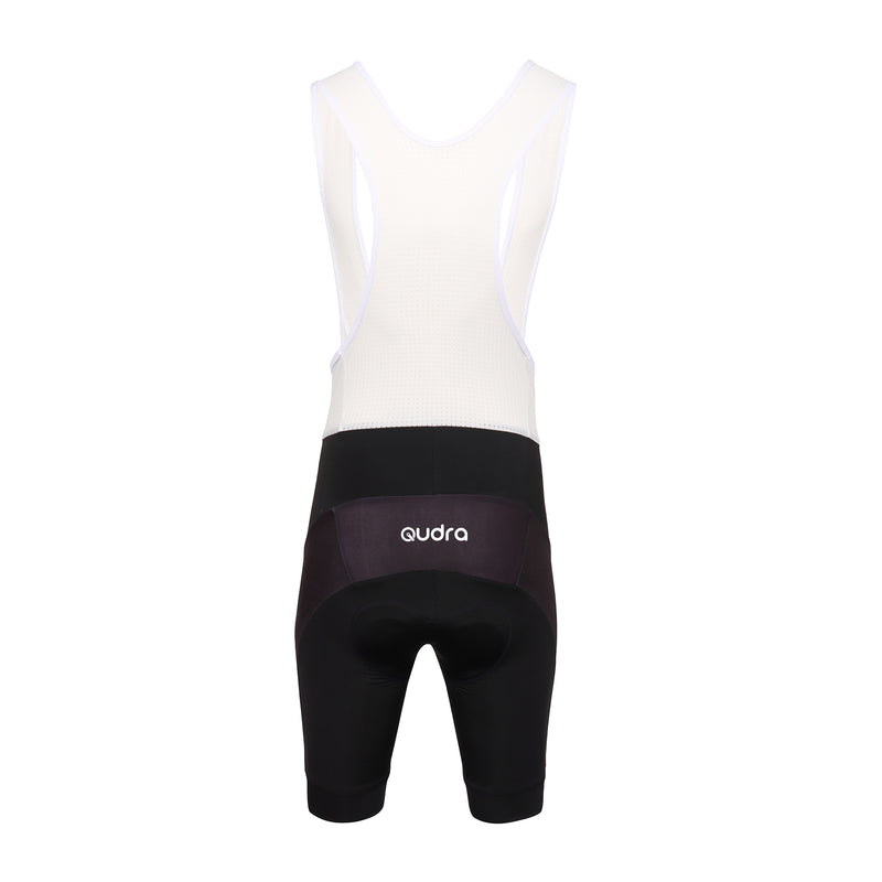 Load image into Gallery viewer, Qudra Cycling Jersey and Bib Tights Top with Short Pants 061 Black