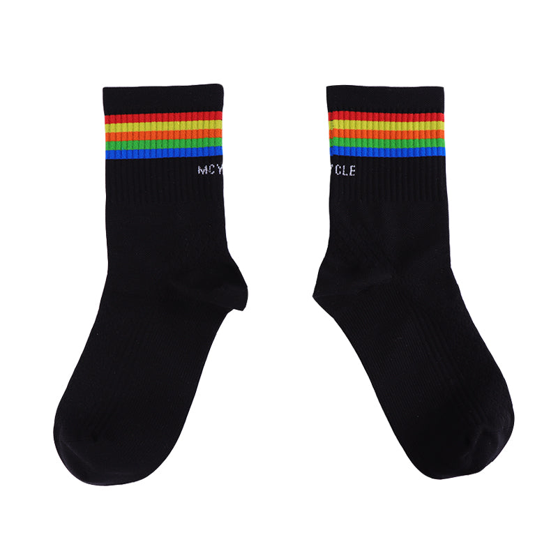 Load image into Gallery viewer, Mcycle Multi Color Knitted Cycling Socks Sports Socks