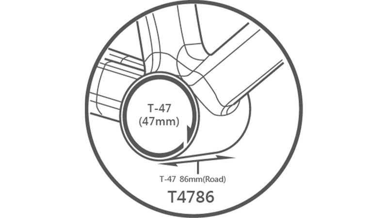 Load image into Gallery viewer, TRiPEAK T47 86mm Road 3-in-1 Bottom Bracket G5 Ceramic Bearing