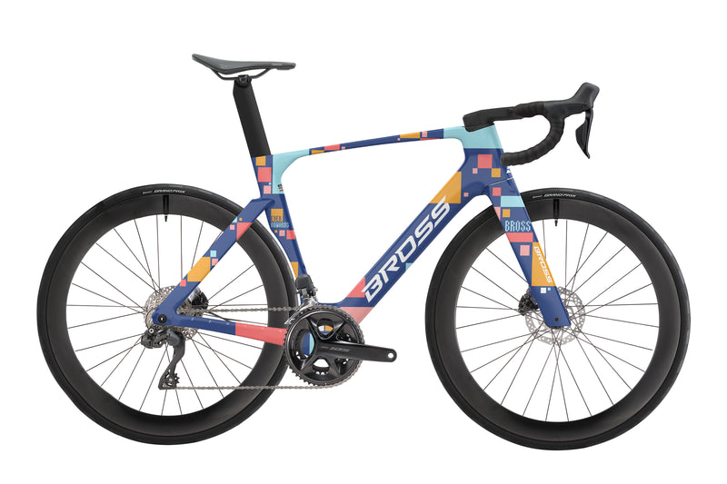 Load image into Gallery viewer, Bross Zenith 6I 105 Di2 Carbon Road Bike with Carbon Wheelset