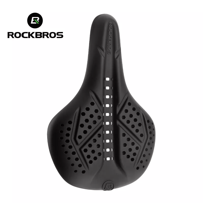 Load image into Gallery viewer, ROCKBROS Silicone Bike Saddle Cover Comfortable Hollow Soft Bicycle Seat Cover