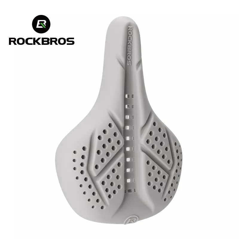 Load image into Gallery viewer, ROCKBROS Silicone Bike Saddle Cover Comfortable Hollow Soft Bicycle Seat Cover
