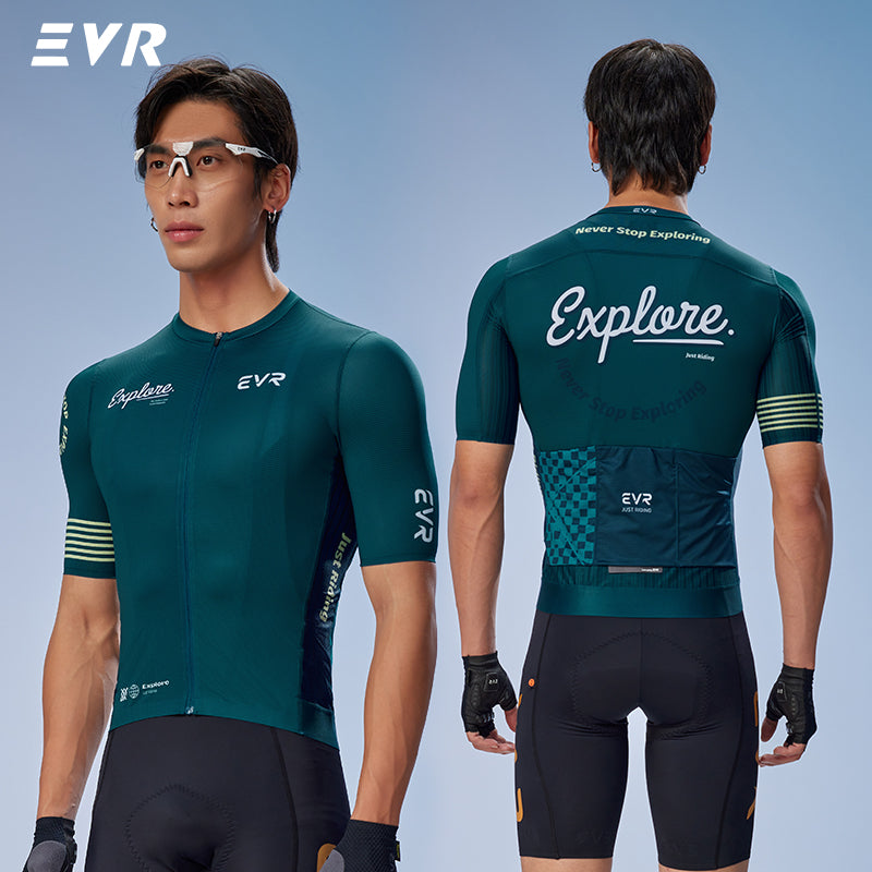 Load image into Gallery viewer, EVR Explore Graphic Series Men’s Cycling Jersey – 1154