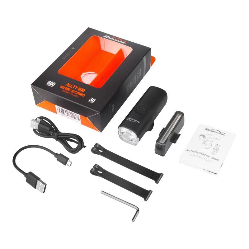 Load image into Gallery viewer, MagicShine Allty 600 Bicycle Front Light + Seemee30 Tail Light Combo