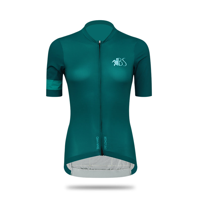 Load image into Gallery viewer, BAULA Women Pro Cycling Jersey 010 seamless cropping cuff