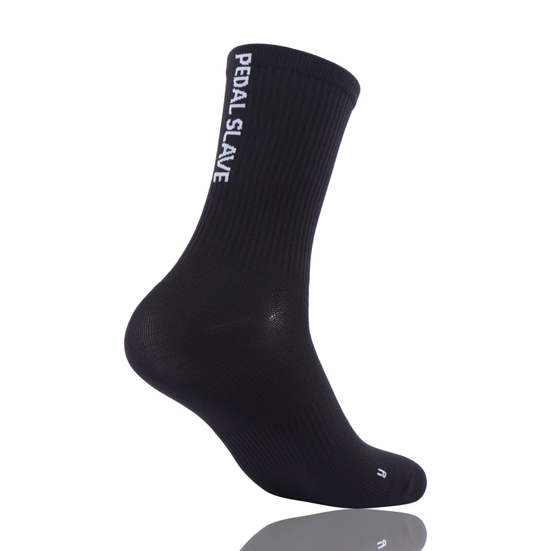 Load image into Gallery viewer, Pedal Slave Cycling Socks Bicyle Sock White/Black MP033