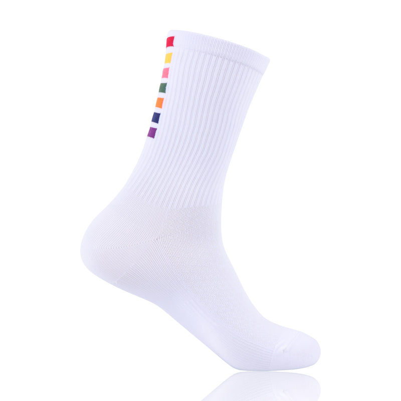 Load image into Gallery viewer, Pedal Slave Cycling Socks Bicyle Sock White/Black MP033